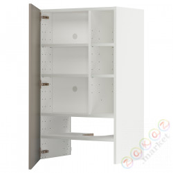 ⭐METOD⭐Шкаф okaнадa сполка/Drzс упражнениями, белый/Stensund бежевый, 60x100 cm⭐ИКЕА-59504225