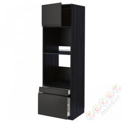 ⭐METOD / MAXIMERA⭐Рано утром/пирог ком доктор/2 шу, черный/Upplöv матантрацит, 60x60x200 cm⭐ИКЕА-69495466