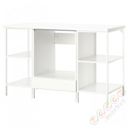 ⭐ENHET⭐Книжный шкаф, белый, 143x63.5x91 cm⭐ИКЕА-99547893