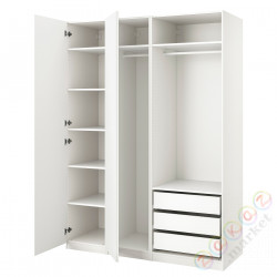 ⭐PAX / VIKANES⭐Гардероб, белый/белый, 175x60x236 cm⭐ИКЕА-69480144