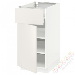 ⭐METOD / MAXIMERA⭐Кабинет stj/дверь, белый/Веддинге белый, 40x60 cm⭐ИКЕА-09460691