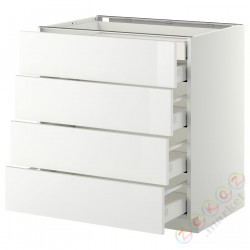 ⭐METOD / MAXIMERA⭐Бывший 4 пт/2n/3śr шу, белый/Рингхульт белый, 80x60 cm⭐ИКЕА-19911693