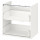 ⭐ENHET⭐Тумба под умывальник с 2 ящики, белый, 60x40x60 cm⭐ИКЕА-80440509