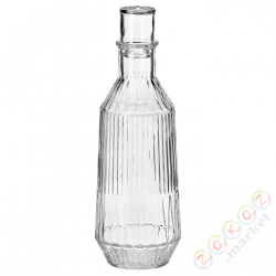 ⭐SALLSKAPLIG⭐Графин с пробкой, Чистое стекло/шаблон, 0.9 l⭐ИКЕА-30472908