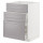 ⭐METOD / MAXIMERA⭐Постоянный шкаф/капюшон zint. с ящиками, белый/Bodbyn Серый, 60x60 cm⭐ИКЕА-09477597