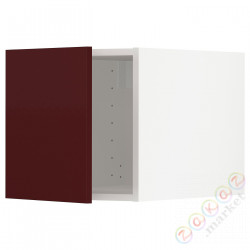 ⭐METOD⭐Расширение, белый Kallarp/темно-красно-коричневый блеск, 40x40 cm⭐ИКЕА-09454157