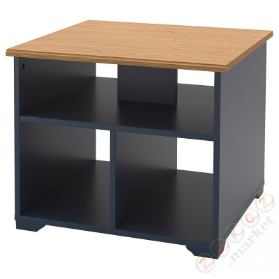 ⭐SKRUVBY⭐Кофейный столик, черно-синий, 60x60 cm⭐ИКЕА-70531982