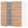 ⭐METOD⭐Навесной шкаф с полками/2 дверь, белый/Voxtorpподражание. дуб, 80x80 cm⭐ИКЕА-69458299