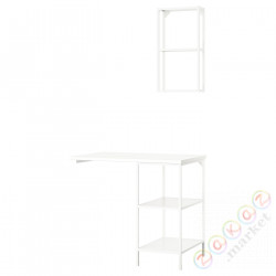 ⭐ENHET⭐Книжный шкаф, белый, 101.5x63.5x222 cm⭐ИКЕА-29548042