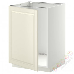 ⭐METOD⭐Шкаф под раковину, белый/Bodbyn сливочный, 60x60 cm⭐ИКЕА-39470127