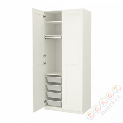 ⭐PAX / GRIMO⭐Комбинация шкафов, белый/белый, 100x60x236 cm⭐ИКЕА-59324700