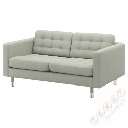 ⭐LANDSKRONA⭐Диван 2-человекowa, Gunnared светло-зеленый/металл⭐ИКЕА-49270284