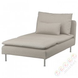 ⭐SODERHAMN⭐Шезлонг, Fridtuna светло-бежевый⭐ИКЕА-69449672