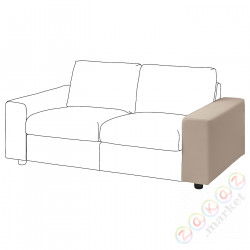 ⭐VIMLE⭐Подлокотник, сширокийmi связаныokietnikami/Халларп бежевый⭐ИКЕА-99409132
