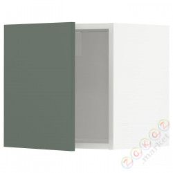 ⭐METOD⭐Навесной шкаф, белый/Bodarp серо-зеленый, 40x40 cm⭐ИКЕА-89463285