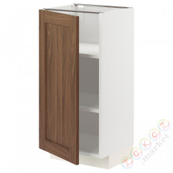 ⭐METOD⭐Кабинет ул./полки, белый Enköping/коричневый орех, 40x37 cm⭐ИКЕА-59475015