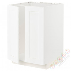 ⭐METOD⭐Шшш раковина/2 Drz, белый Enköping/белый имитация дерева, 60x60 cm⭐ИКЕА-59473380