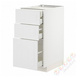 ⭐METOD / MAXIMERA⭐3 пт/2n/śr/в шу, белый/Stensund белый, 40x60 cm⭐ИКЕА-49409460