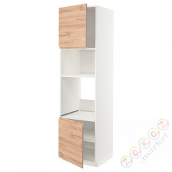 ⭐METOD⭐Шестой огромный/микрофон 2dr/половина, белый/Voxtorpподражание. дуб, 60x60x220 cm⭐ИКЕА-89458774