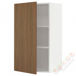 ⭐METOD⭐Навесной шкаф с полками, белый/Tistorp подражаниеacja коричневыйowego орехa, 60x100 cm⭐ИКЕА-09519173