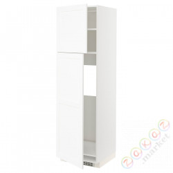 ⭐METOD⭐Shah ic с2 Drz, белый Enköping/белый имитация дерева, 60x60x200 cm⭐ИКЕА-99473528