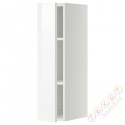 ⭐METOD⭐Навесной шкаф с полками, белый/Рингхульт белый, 20x80 cm⭐ИКЕА-39462815