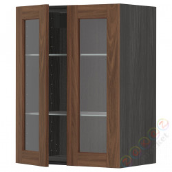 ⭐METOD⭐Шах половина/2 стакан Drz, черныйEnköping/коричневый орех, 60x80 cm⭐ИКЕА-79476491