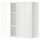 ⭐METOD⭐Навесной шкаф с полками/2 дверь, белый/Рингхульт белый, 80x80 cm⭐ИКЕА-59458921