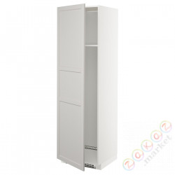 ⭐METOD⭐Охлажденный или замороженный Drz, белый/Lerhyttan светло-серый, 60x60x200 cm⭐ИКЕА-69274460