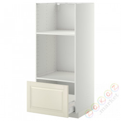 ⭐METOD / MAXIMERA⭐Шестой огромный/микро ящики, белый/Bodbyn сливочный, 60x60x140 cm⭐ИКЕА-29925562