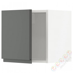 ⭐METOD⭐Навесной шкаф, белый/Voxtorpтемно-серый, 40x40 cm⭐ИКЕА-49452241