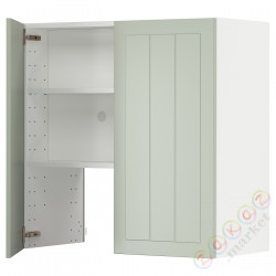 ⭐METOD⭐Шкаф okaнадa сполка/Drzс упражнениями, белый/Stensund светло-зеленый, 80x80 cm⭐ИКЕА-39504354