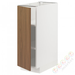 ⭐METOD⭐Кабинет ул./полки, белый/Tistorp подражаниеacja коричневыйowego орехa, 30x60 cm⭐ИКЕА-59519203