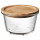 ⭐IKEA 365+⭐Контейнер для пищевых продуктов с крышкой, круглое стекло/бамбук, 600 ml⭐ИКЕА-69269091