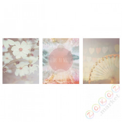 ⭐BILD⭐Плакат, розовый Мир, 40x50 cm⭐ИКЕА-30441832