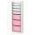 ⭐TROFAST⭐Книжный шкаф с контейнерами, белый/белый розовый, 46x30x145 cm⭐ИКЕА-29335903