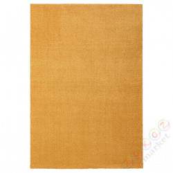 ⭐LANGSTED⭐Ковровая дорожка сkrótkim włosiem, желтый, 133x195 cm⭐ИКЕА-30423946