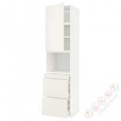 ⭐METOD / MAXIMERA⭐Обувь для микрокомбо дверь/3шу, белый/Веддинге белый, 60x60x240 cm⭐ИКЕА-79459689