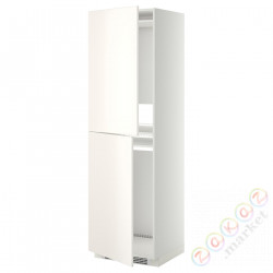 ⭐METOD⭐Шкаф, высокий лед/проживающий, белый/Веддинге белый, 60x60x200 cm⭐ИКЕА-19920701