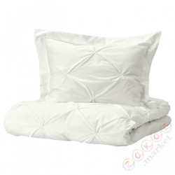 ⭐TRUBBTAG⭐Poszwa na kołdrę i posвызовka, белый, 150x200/50x60 cm⭐ИКЕА-60482114