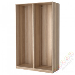 ⭐PAX⭐2 рамы шкафа, под беленый дуб, 150x58x236 cm⭐ИКЕА-99895284