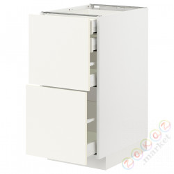 ⭐METOD / MAXIMERA⭐Sсstj 2fr/2n/śr/в шу, белый/Vallstena белый, 40x60 cm⭐ИКЕА-89507171