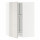 ⭐METOD⭐Шкаф навесной угловой с каруселью, белый/Ringhult светло-серый, 68x100 cm⭐ИКЕА-09142806