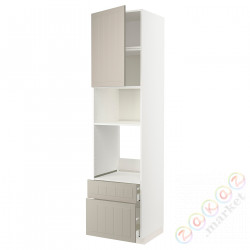 ⭐METOD / MAXIMERA⭐я шел/микр сDrz/2 шу, белый/Stensund бежевый, 60x60x240 cm⭐ИКЕА-39461279