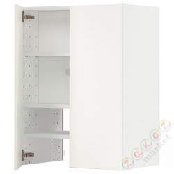 ⭐METOD⭐Шкаф okaнадa сполка/Drzс упражнениями, белый/Веддинге белый, 60x80 cm⭐ИКЕА-69504545