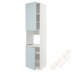 ⭐METOD⭐Шестой огромный 2dr/половина, белый/Kallarp jasnoсерый-синий, 60x60x240 cm⭐ИКЕА-89479314