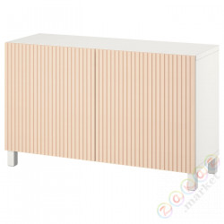 ⭐BESTA⭐Сочетание с дверь, белый/Björköviken/Stubbarp березовый шпон, 120x42x74 cm⭐ИКЕА-69421437