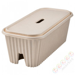 ⭐HONSNAT⭐Контейнер na kable, естественный, 38x18x14 cm⭐ИКЕА-60564893