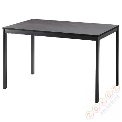 ⭐VANGSTA⭐Складной стол, черный/темно коричневый, 120/180x75 cm⭐ИКЕА-10420152