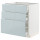 ⭐METOD / MAXIMERA⭐Напольный шкаф с 3 ящики, белый/Kallarp jasnoсерый-синий, 80x60 cm⭐ИКЕА-49479212 ⭐METOD / MAXIMERA⭐Напольный шкаф с 3 ящики, белый/Kallarp jasnoсерый-синий, 80x60 cm⭐ИКЕА-49479212